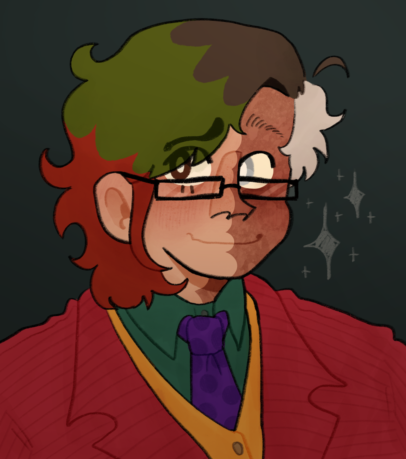 A digital drawing of Hermie Unworthy from Dungeons and Daddies